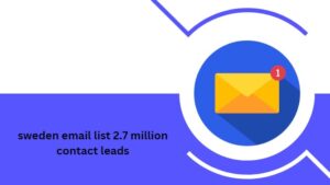 sweden email list 2.7 million contact leads